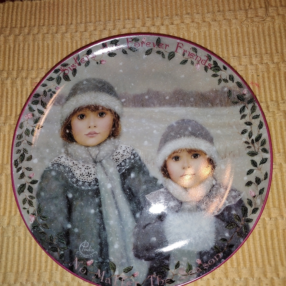 4/$25 Bradford Exchange Forever Friends Plate